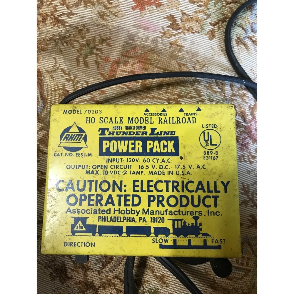 HO Scale Model Thunder‎ Line Power Pack